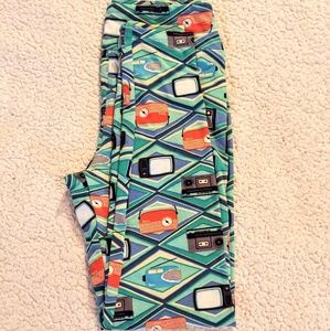 LuLaRoe Retro Leggings Electronics Geometric